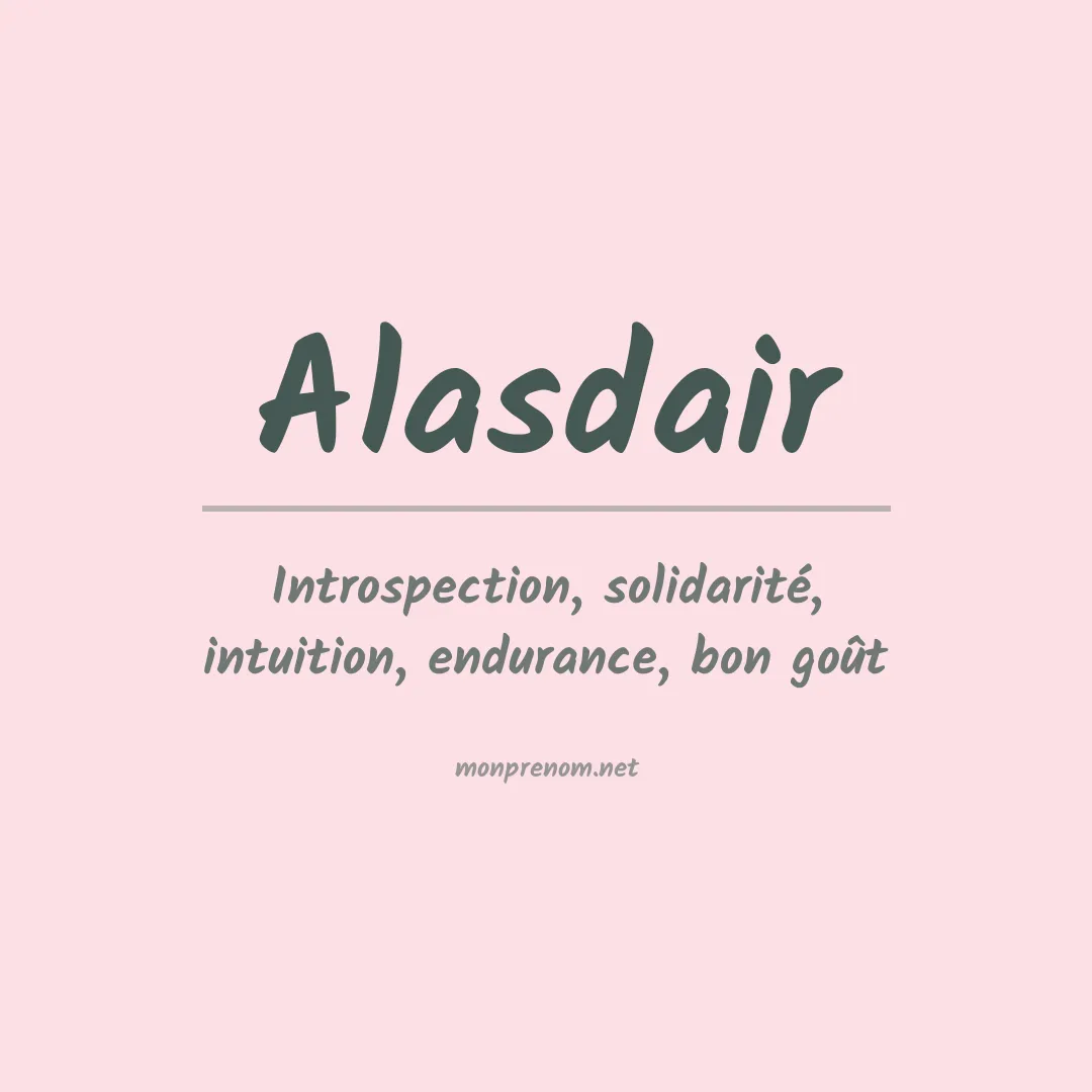Prénom Alasdair