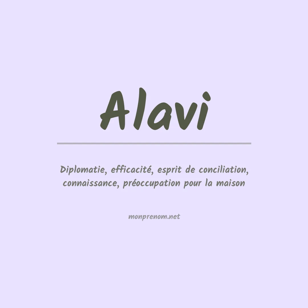 Prénom Alavi