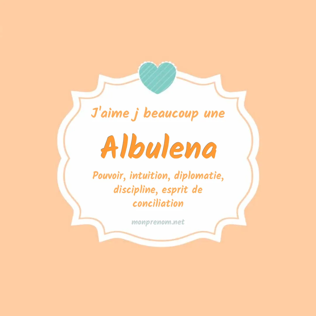 J'aime beaucoup Albulena