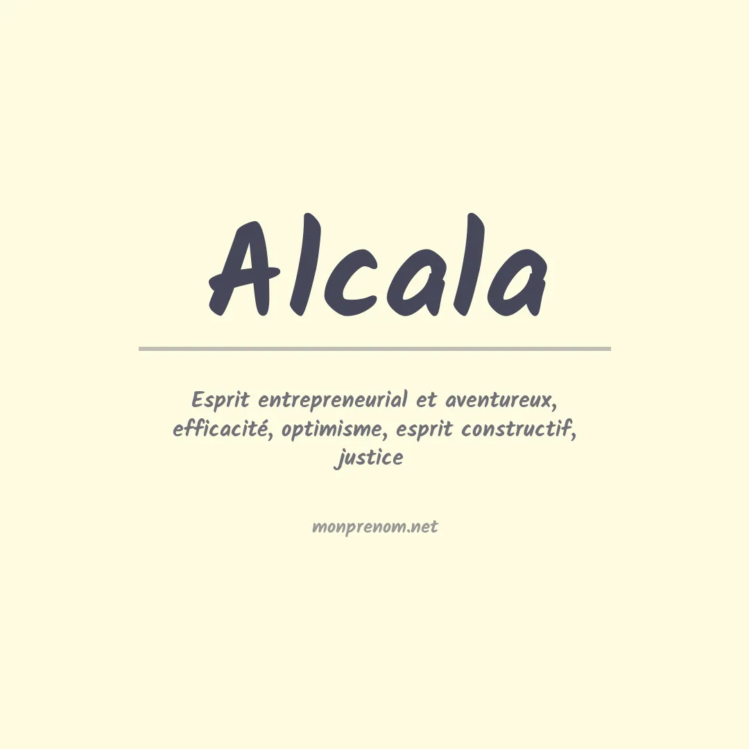 Prénom Alcala