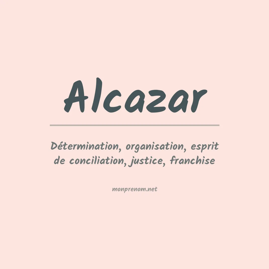 Prénom Alcazar