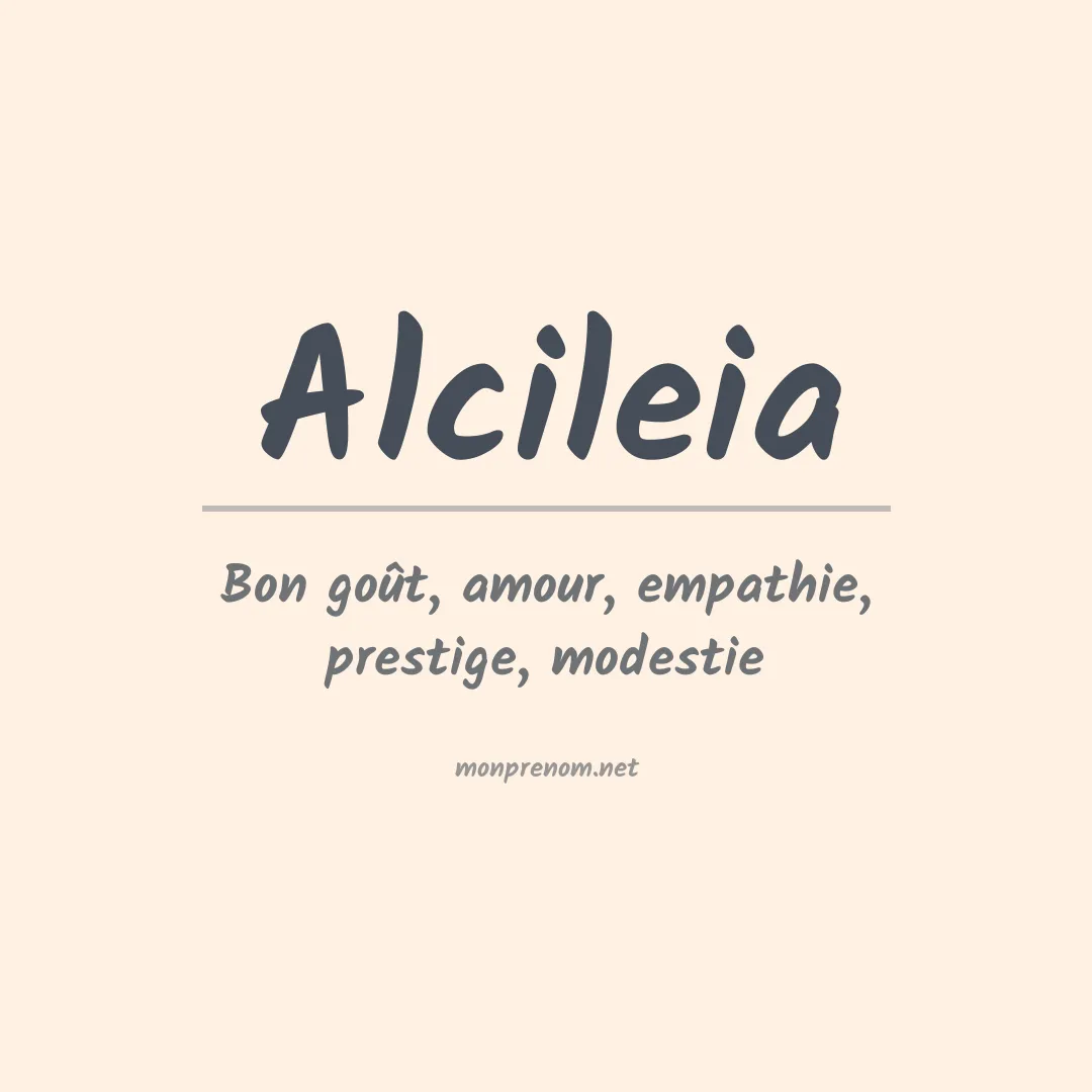 Prénom Alcileia