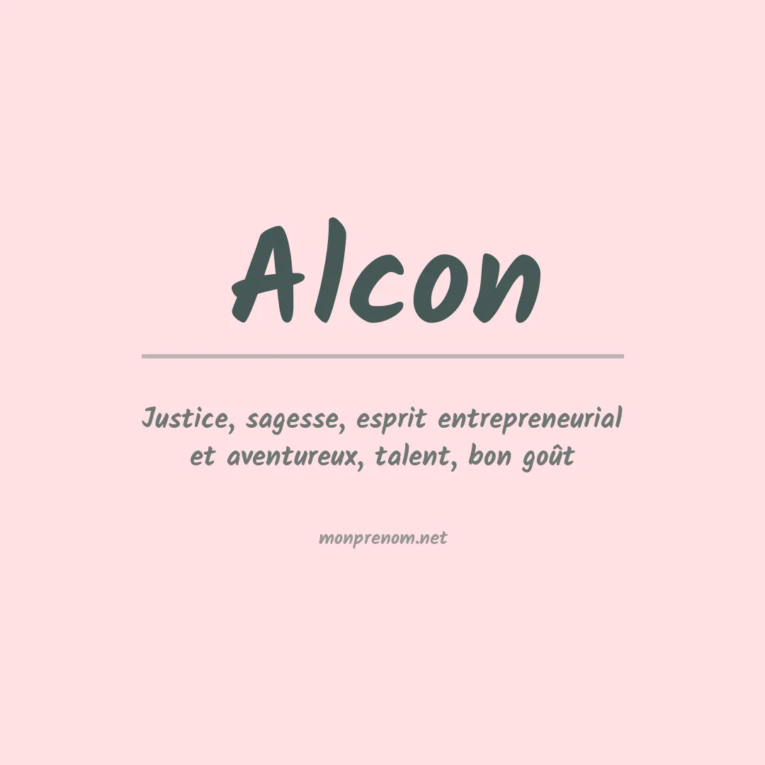Prénom Alcon