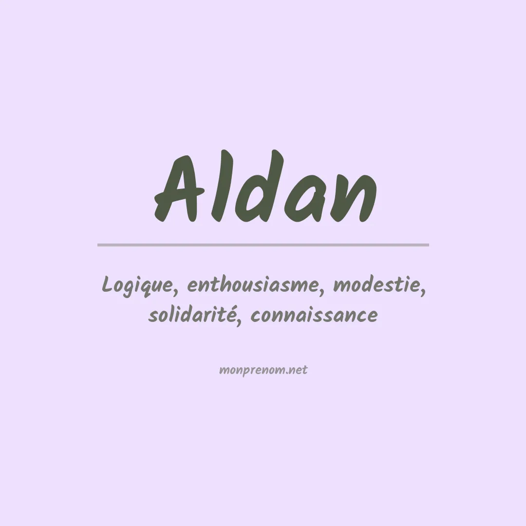 Prénom Aldan