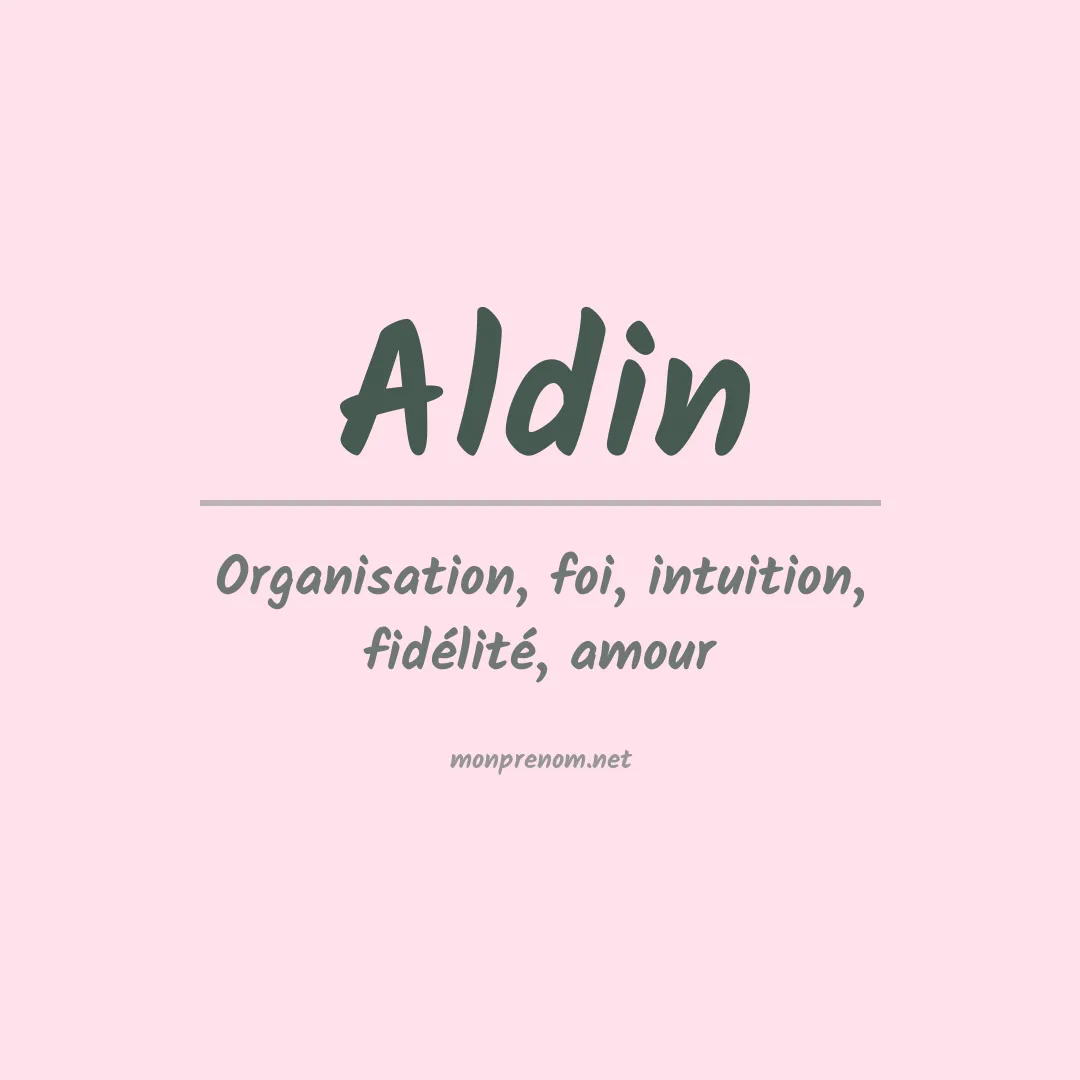 Prénom Aldin