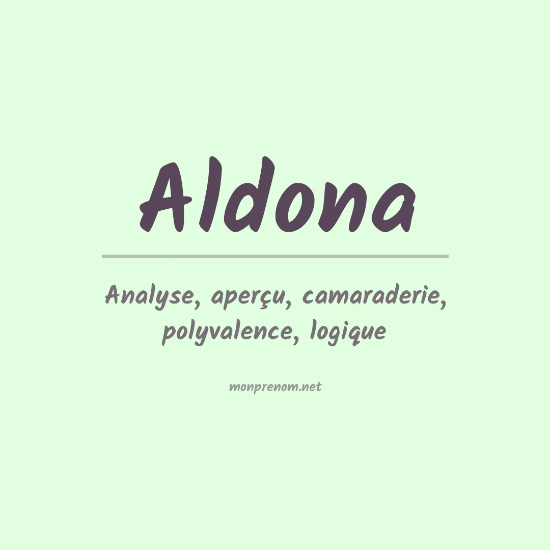 Prénom Aldona