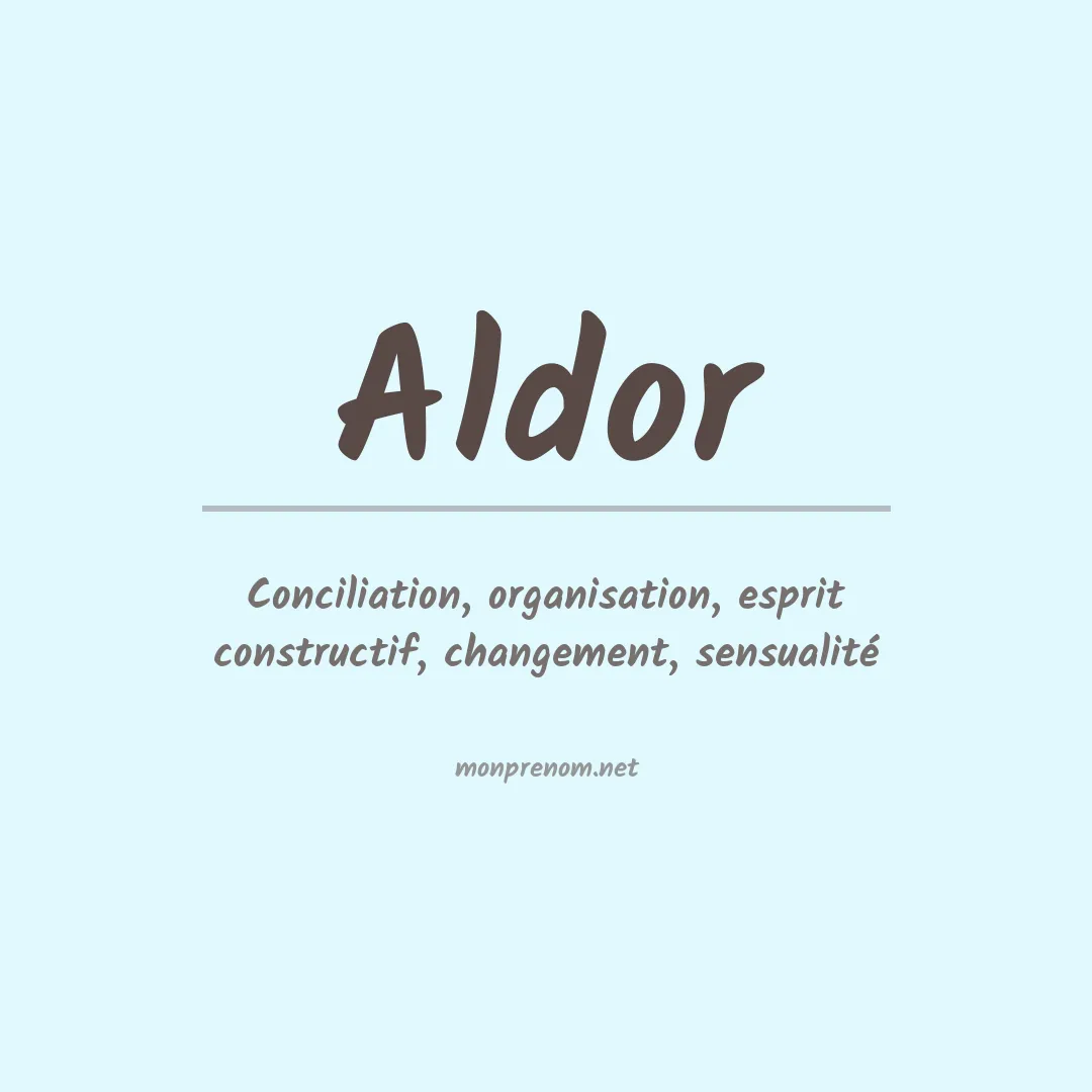 Prénom Aldor