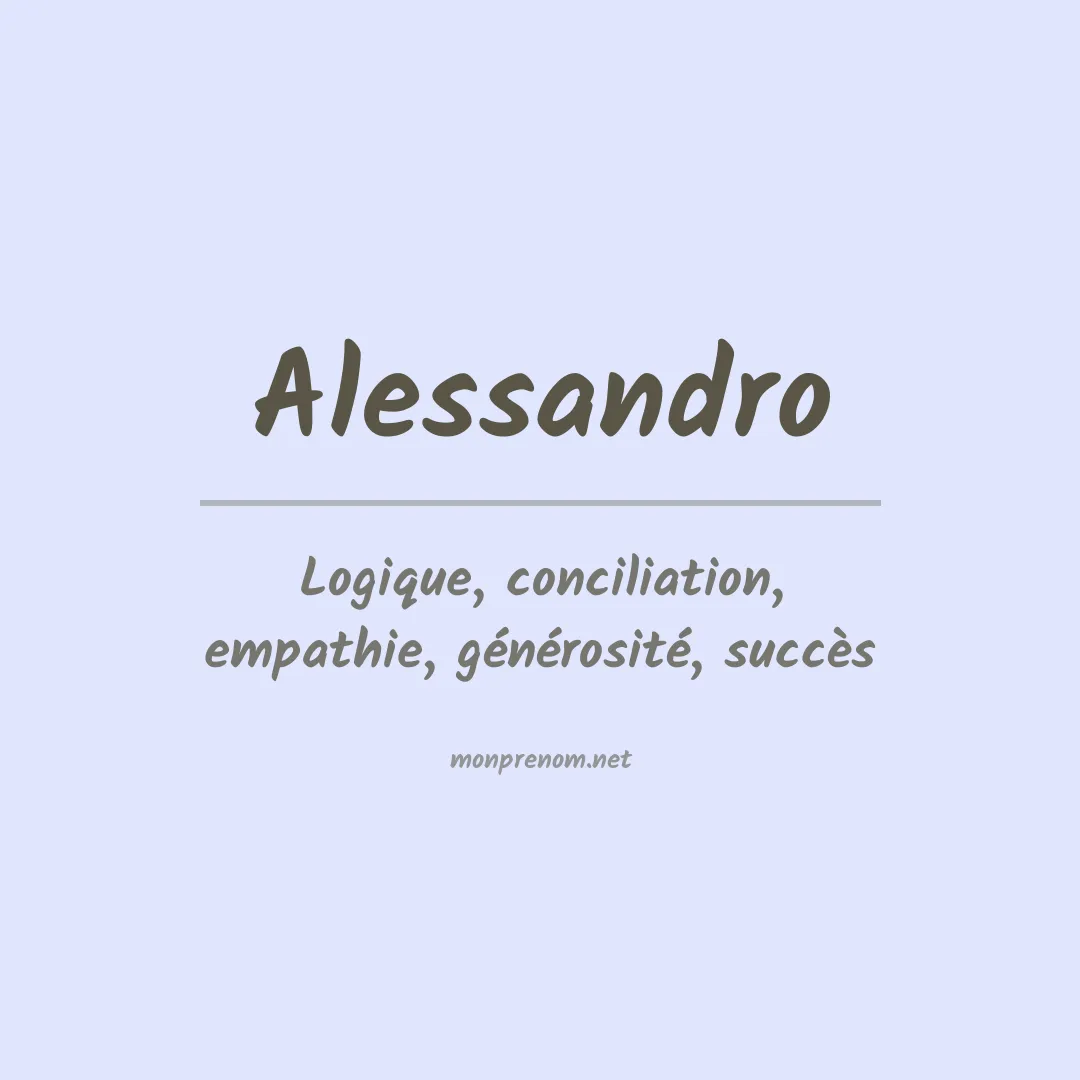 Prénom Alessandro