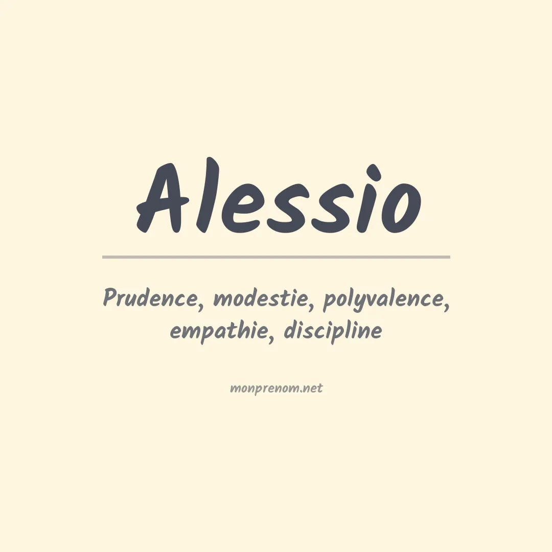 Prénom Alessio