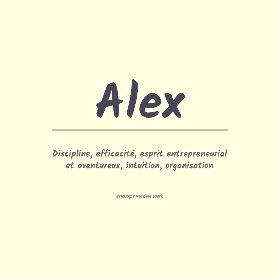 Prénom Alex