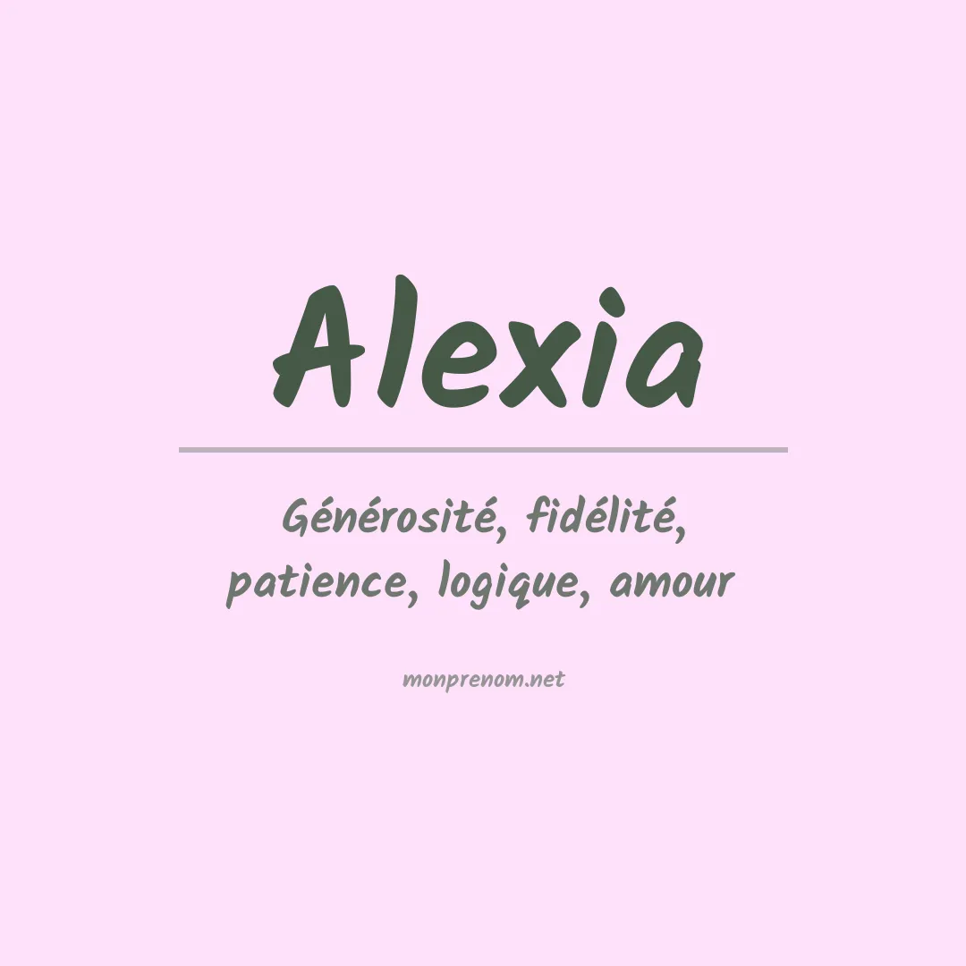 Prénom Alexia