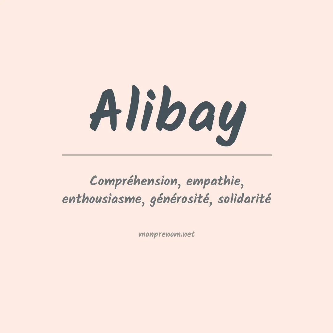 Signification du prénom Alibay