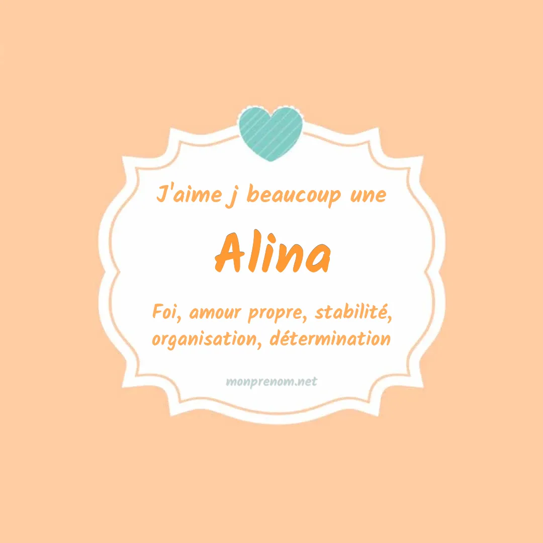 J'aime beaucoup Alina