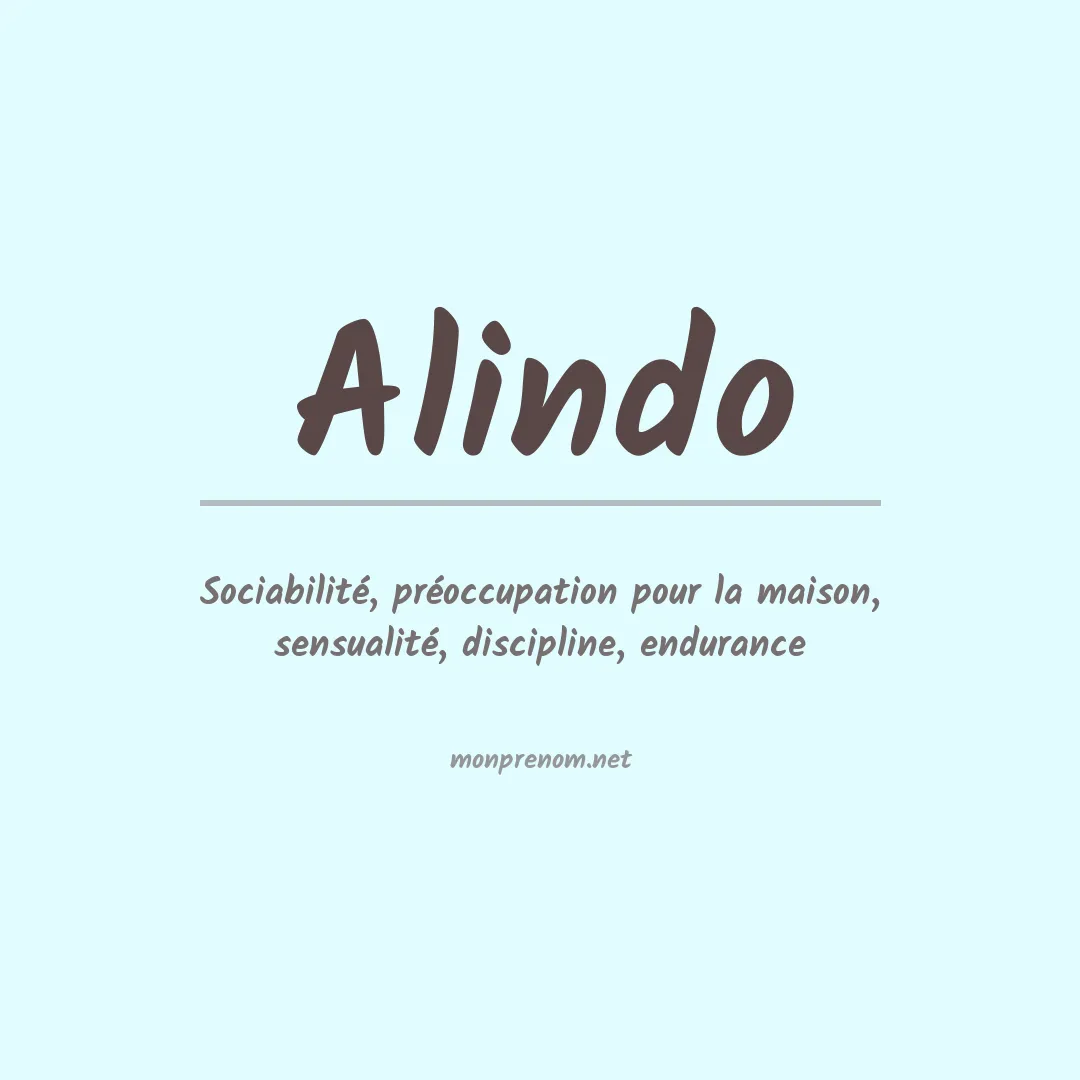 Prénom Alindo