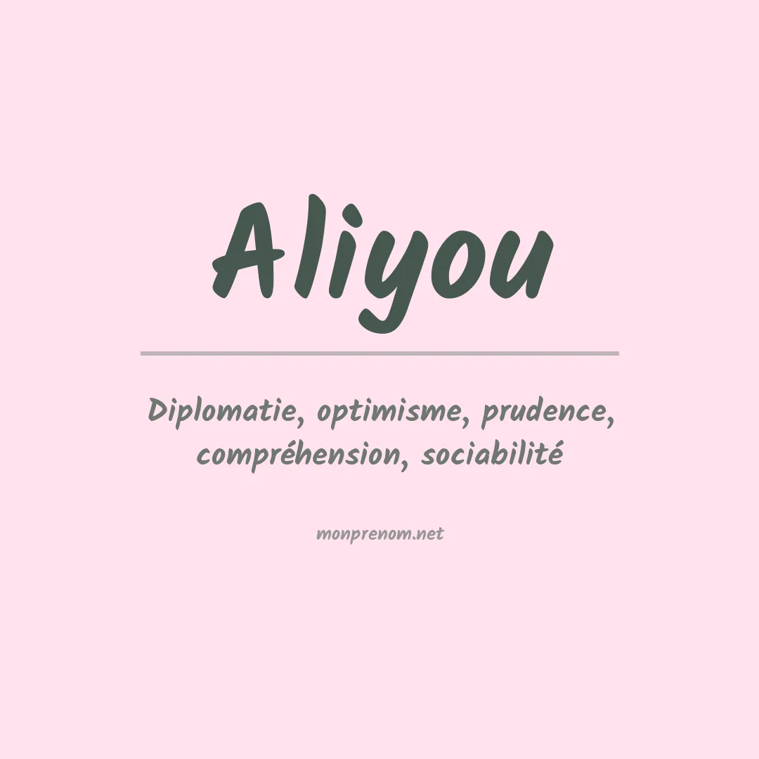 Prénom Aliyou