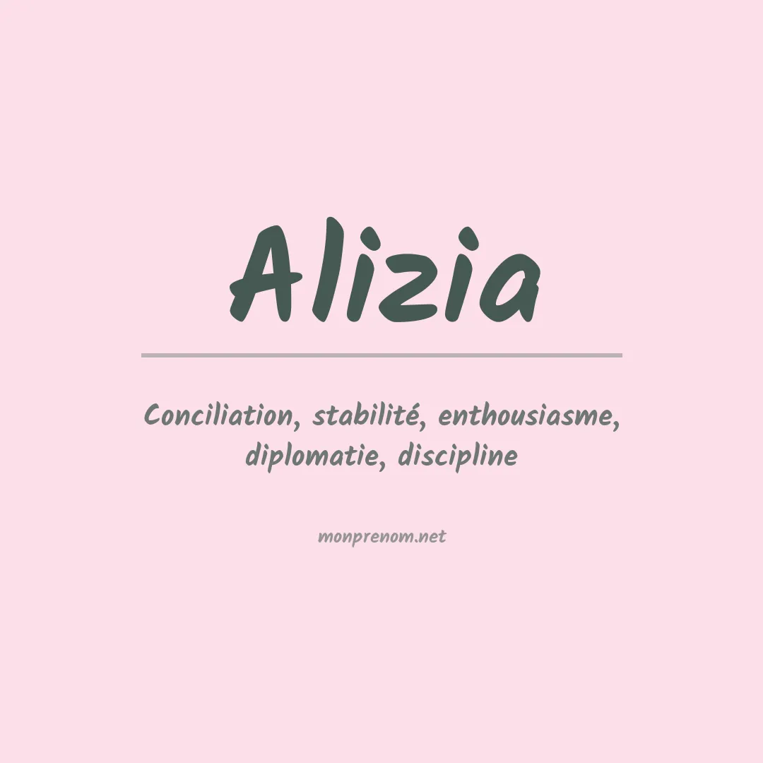 Signification du prénom Alizia