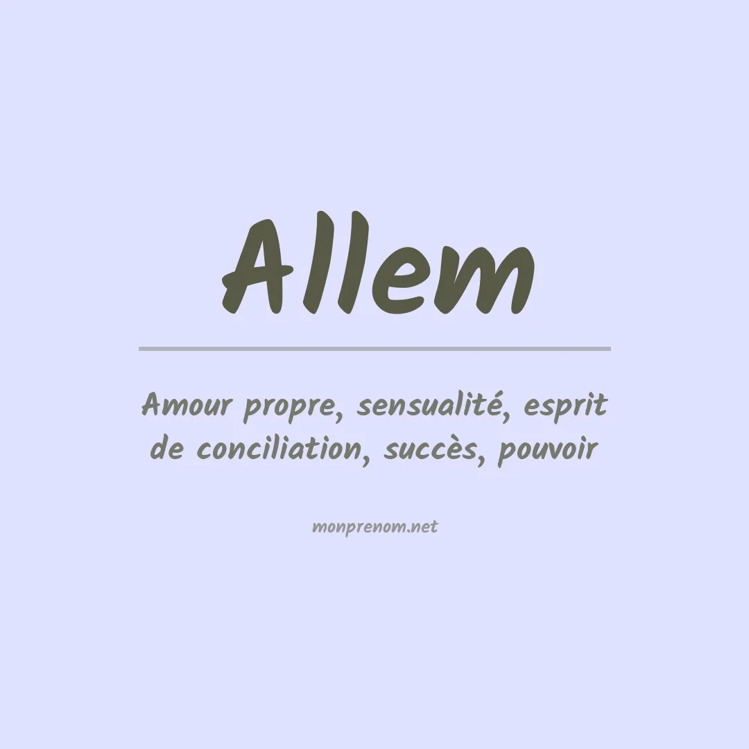 Prénom Allem