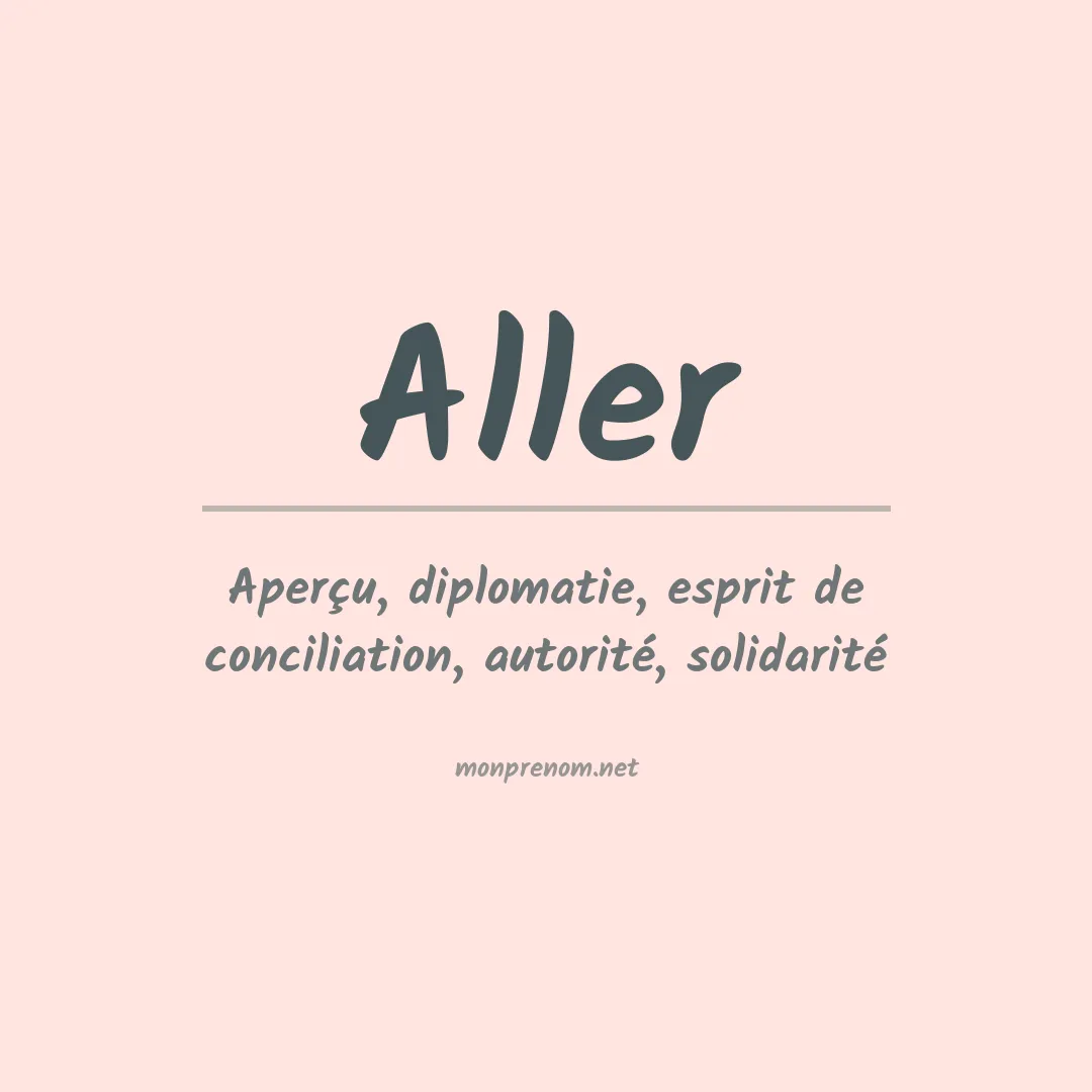Prénom Aller