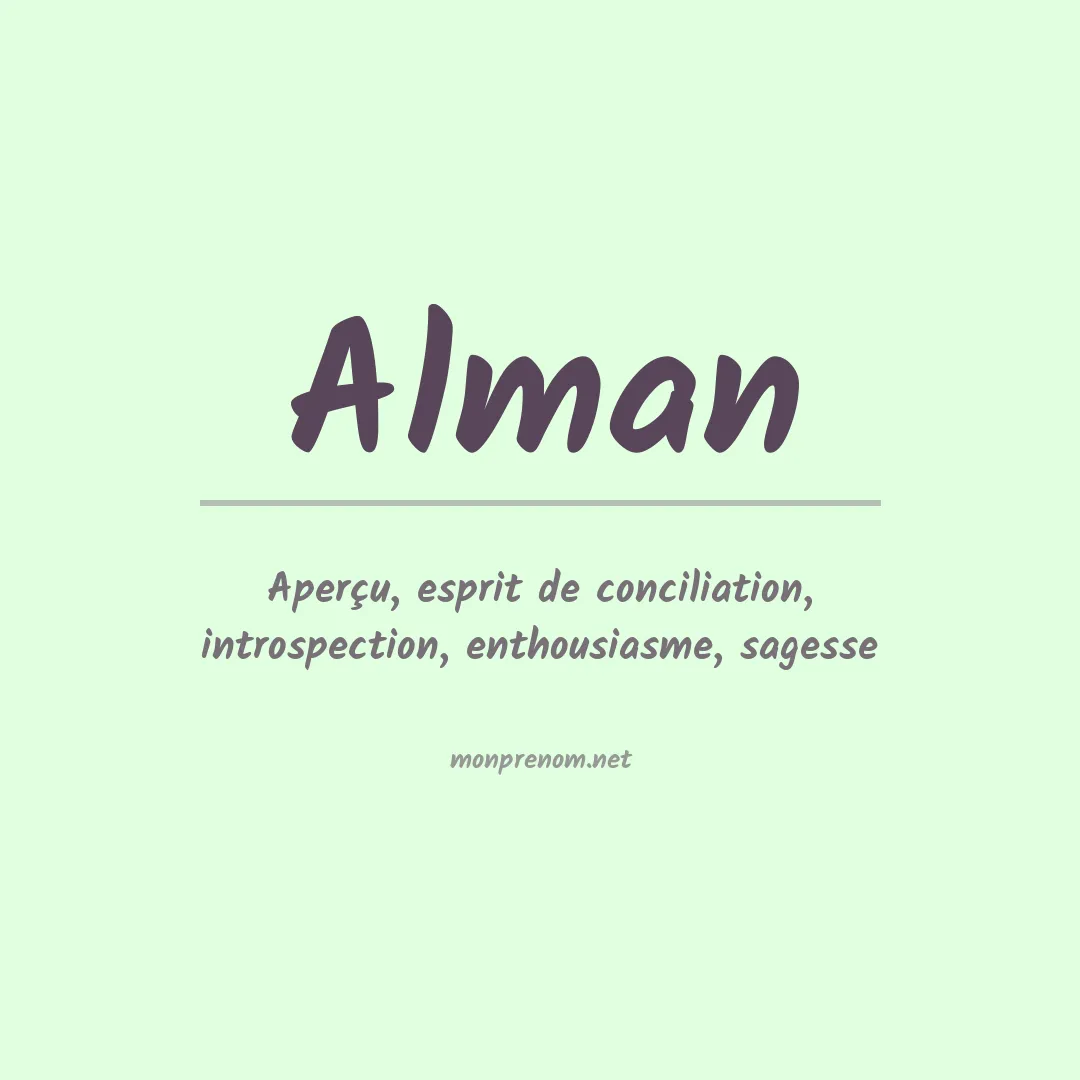 Prénom Alman