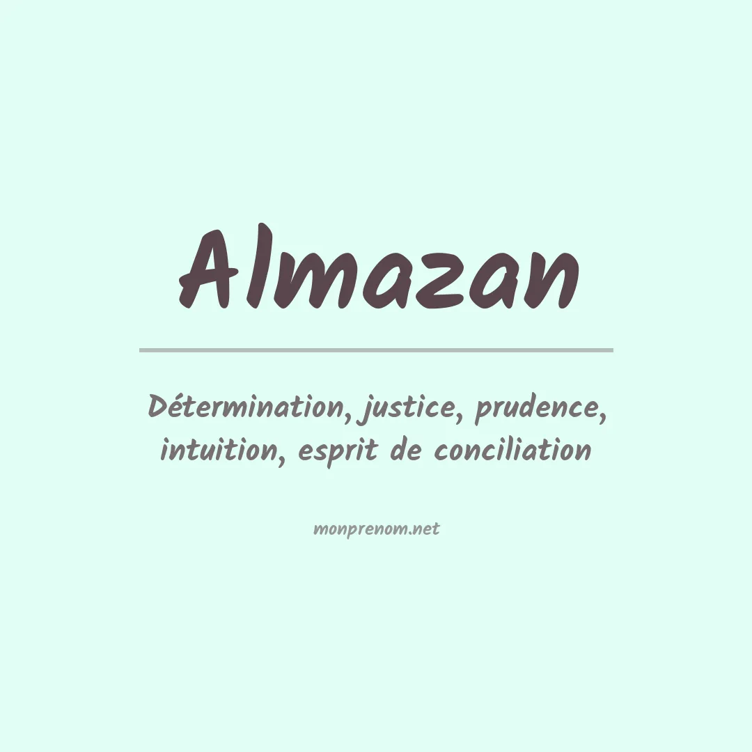 Prénom Almazan