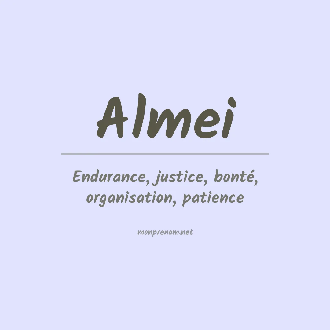 Prénom Almei