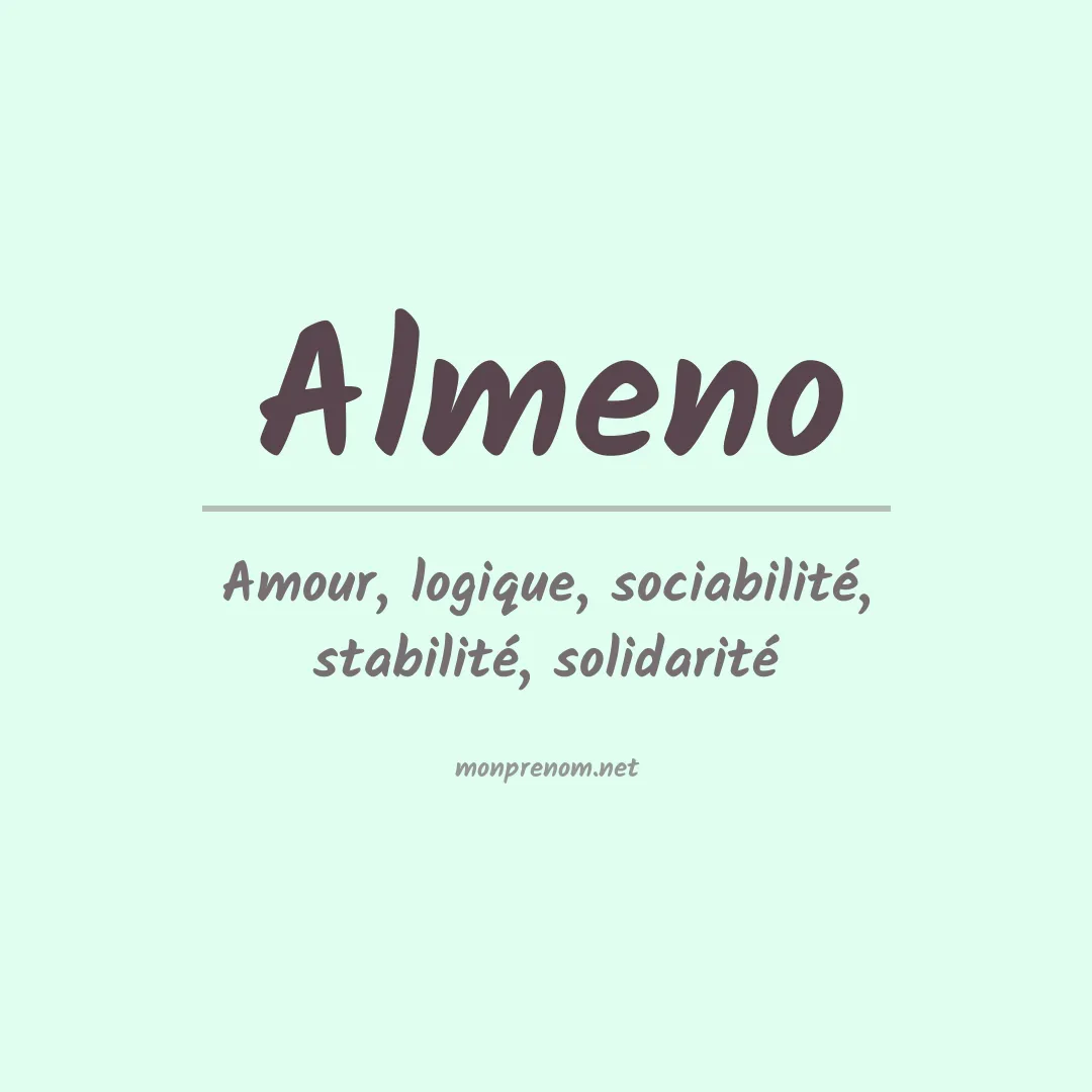 Signification du prénom Almeno