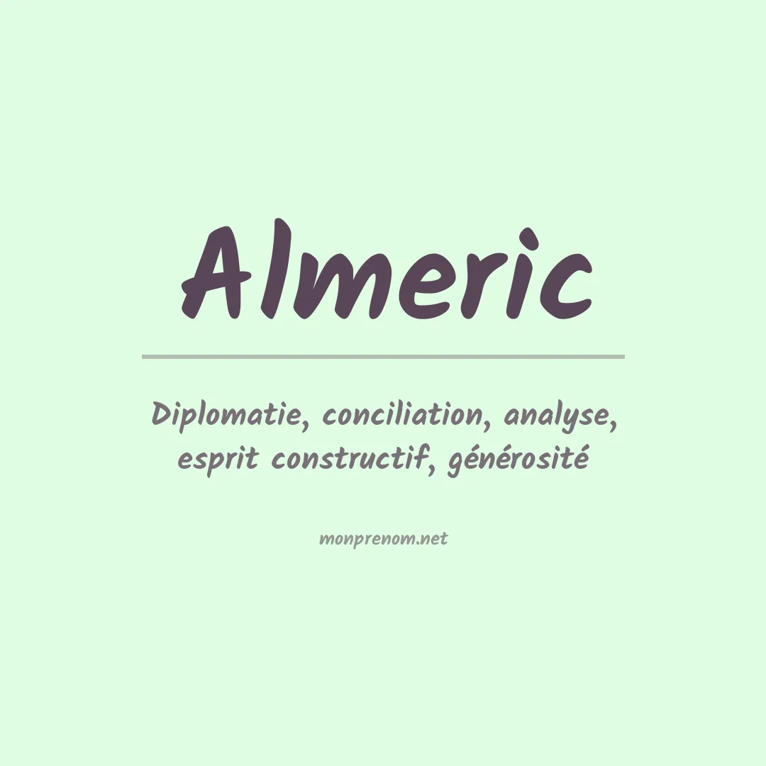 Signification du prénom Almeric