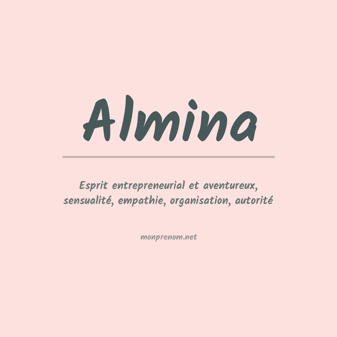 Signification du prénom Almina