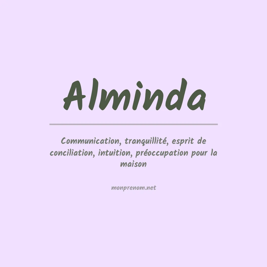 Signification du prénom Alminda