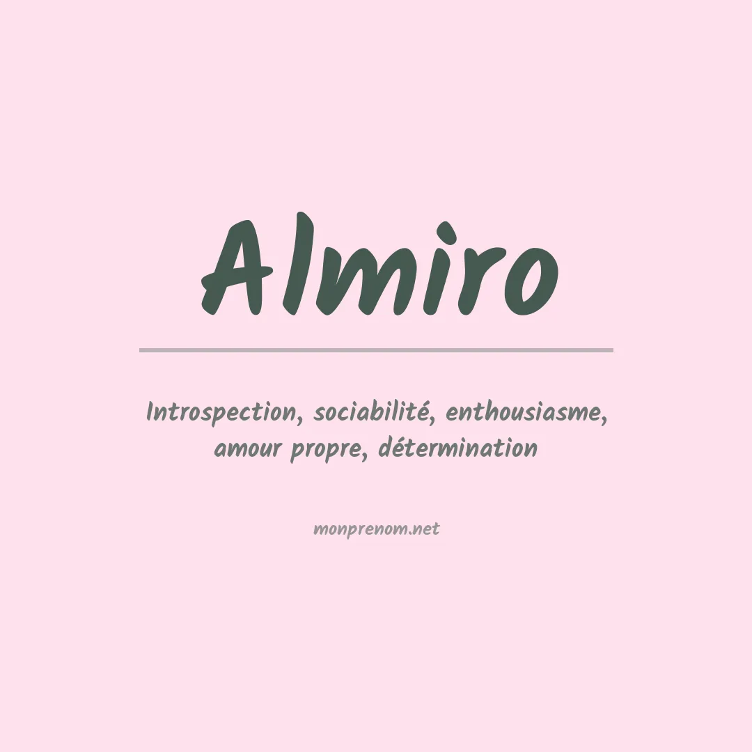 Prénom Almiro