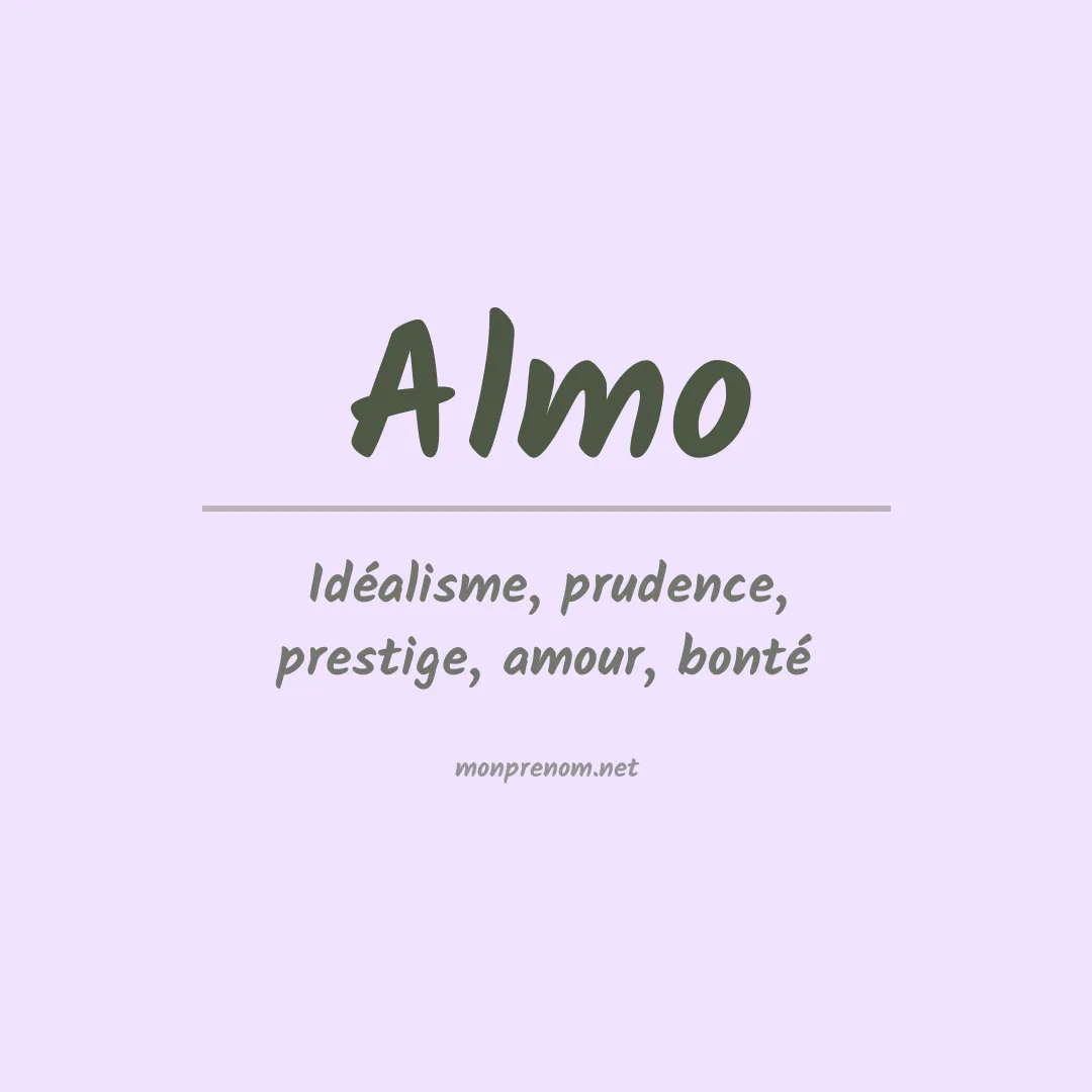 Prénom Almo