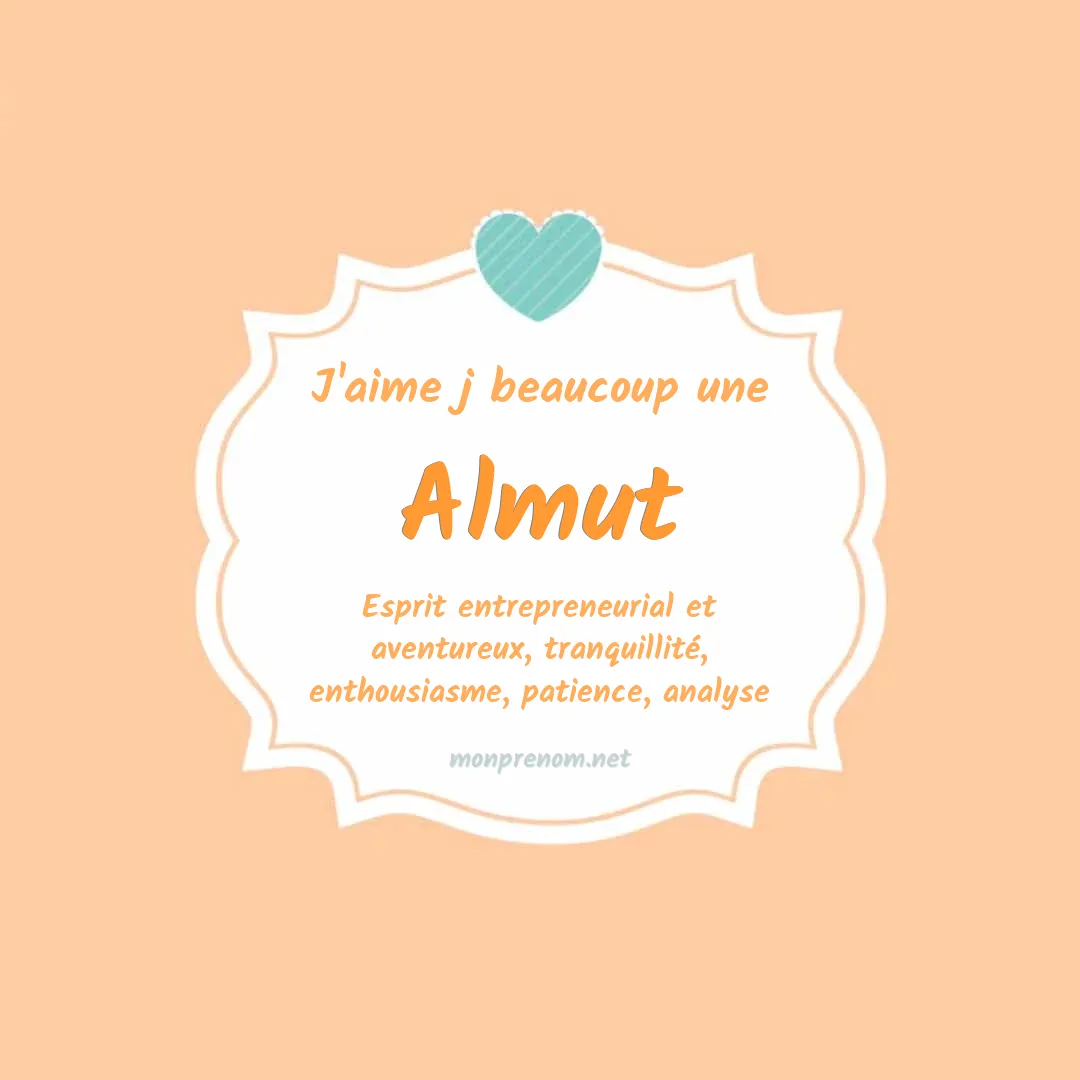 J'aime beaucoup Almut