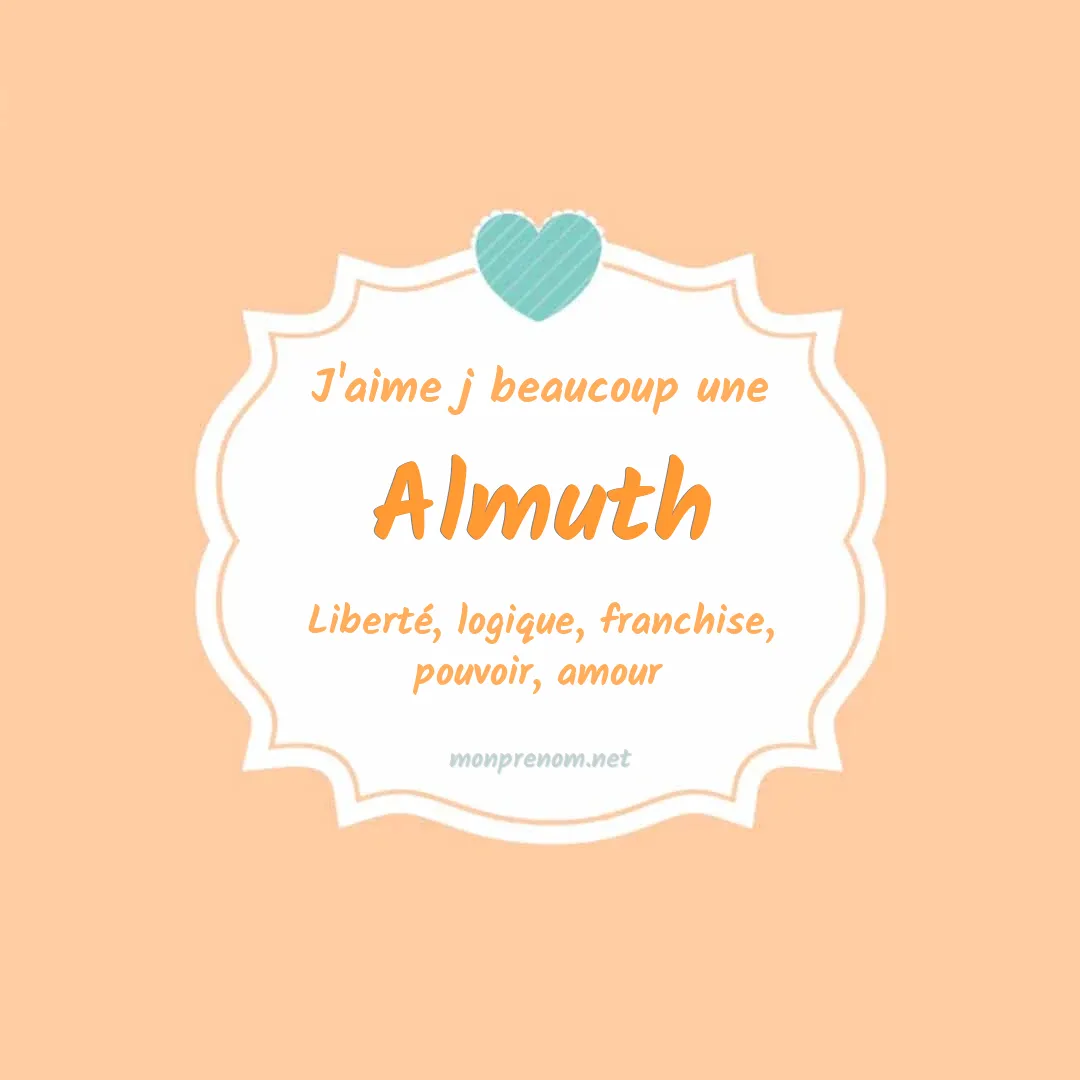 J'aime beaucoup Almuth
