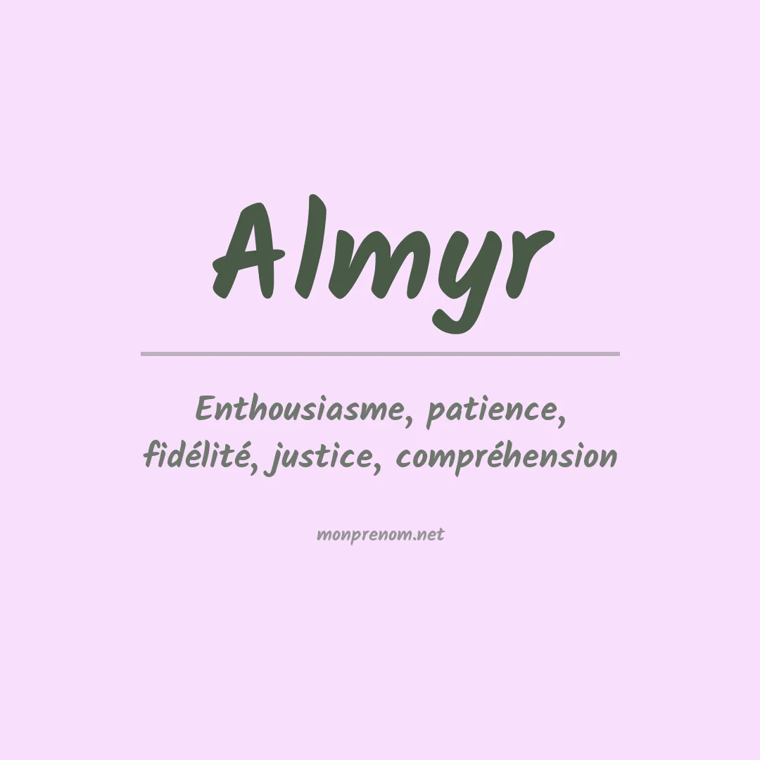 Prénom Almyr