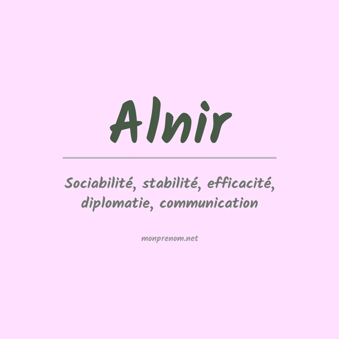 Prénom Alnir