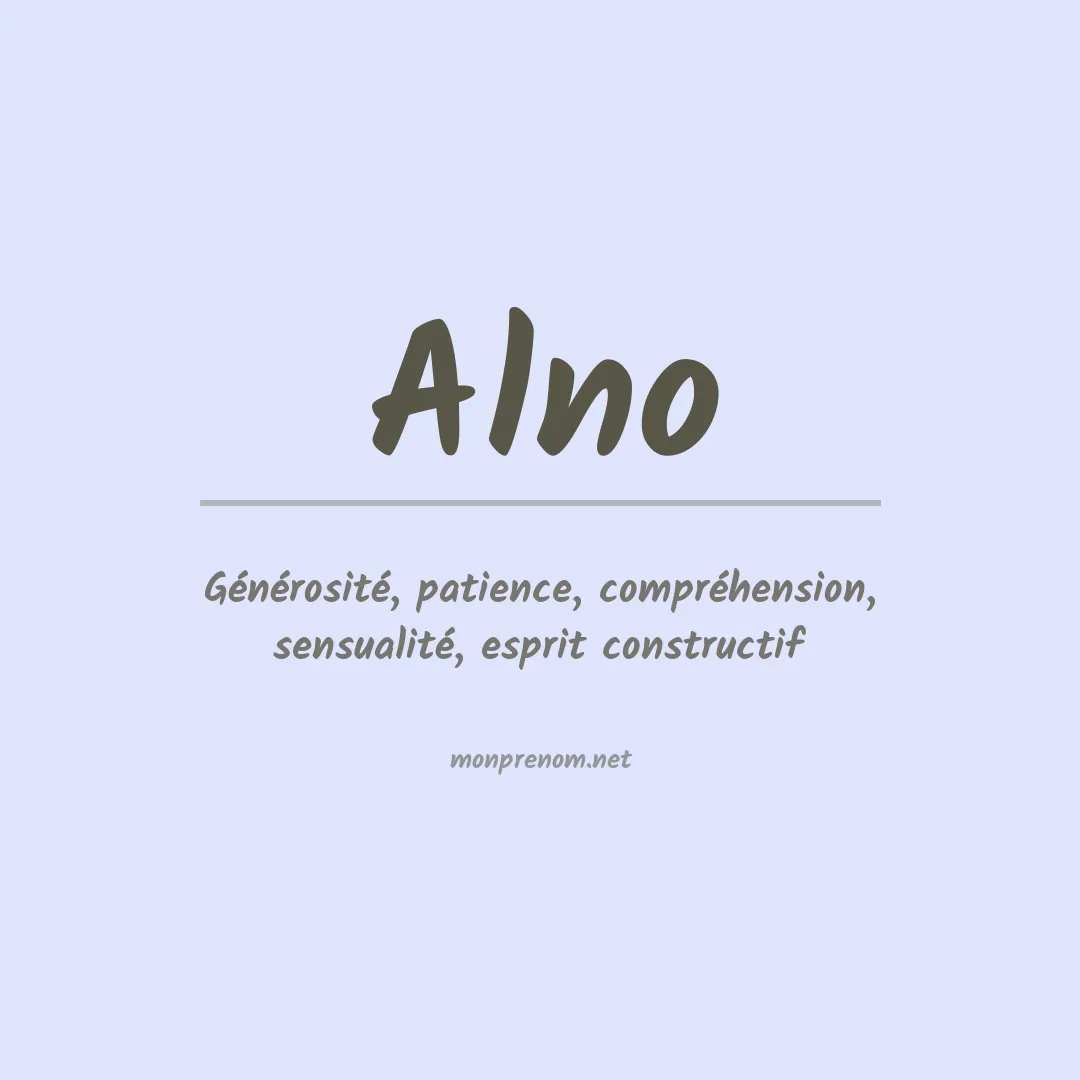 Signification du prénom Alno