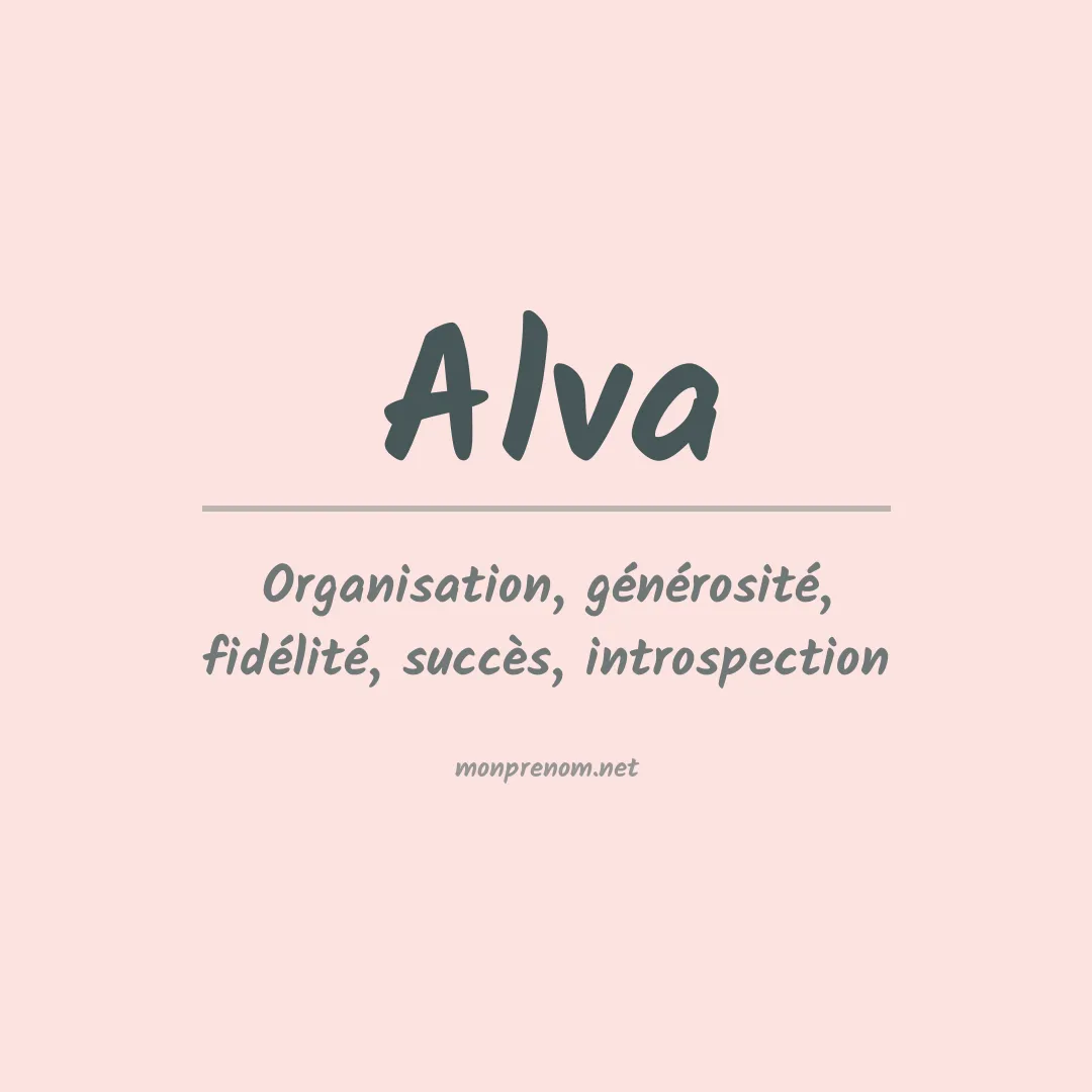 Prénom Alva