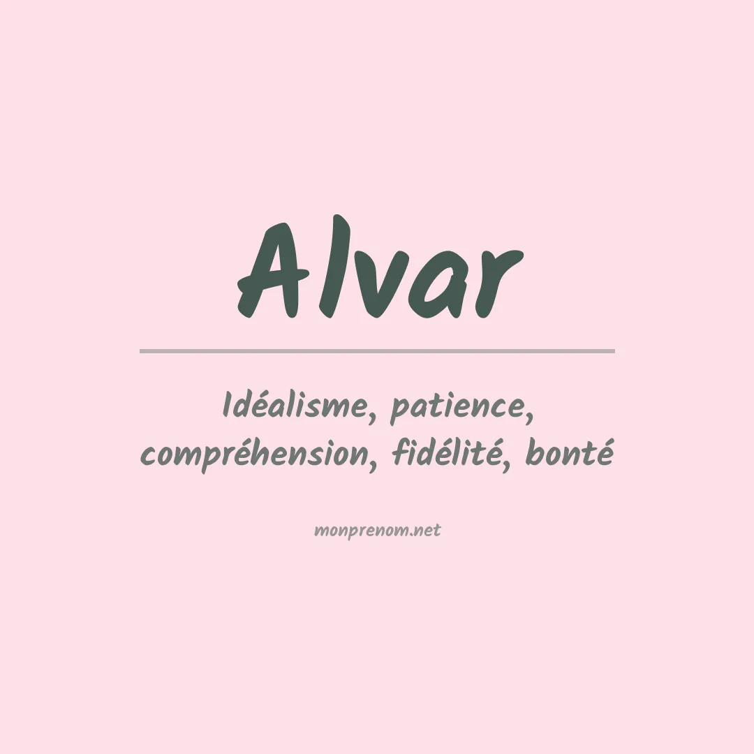 Prénom Alvar