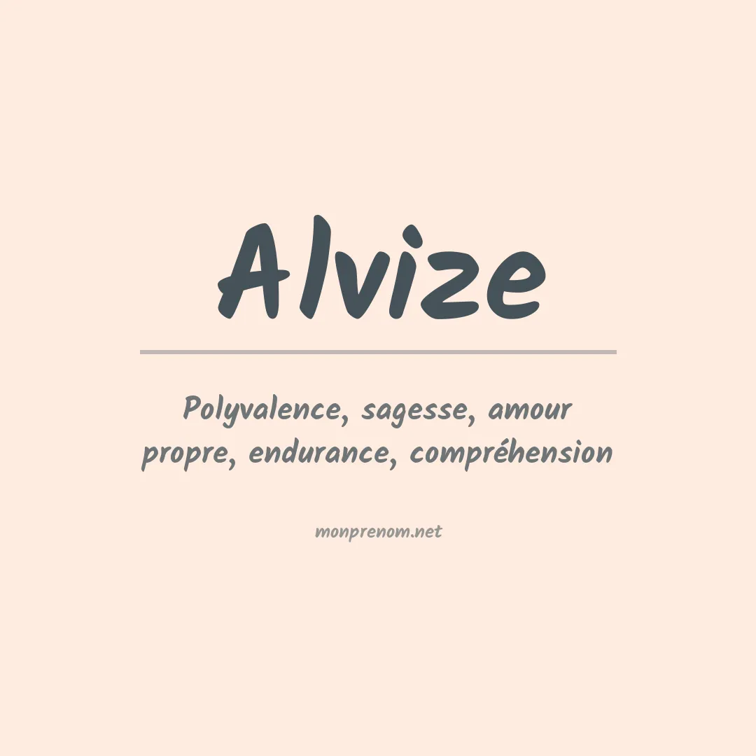 Prénom Alvize