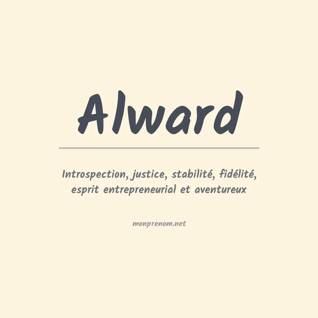 Prénom Alward