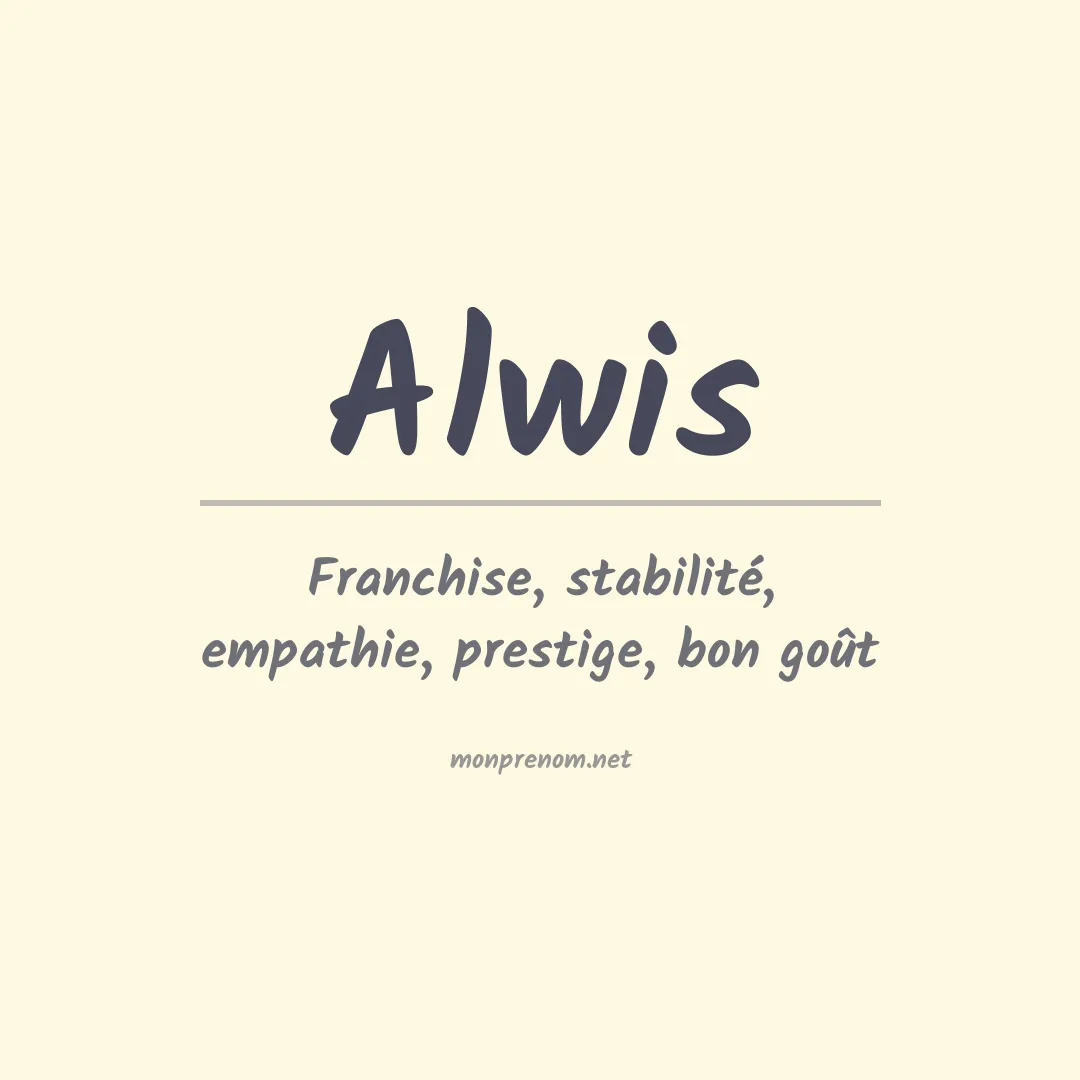 Prénom Alwis