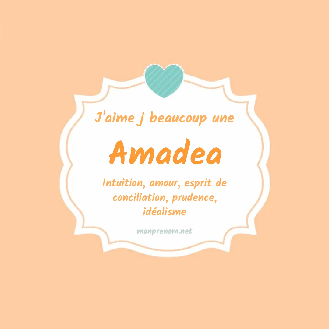 J'aime beaucoup Amadea