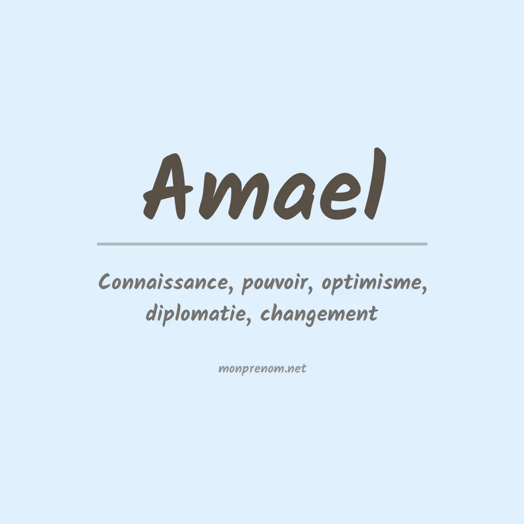 Prénom Amael