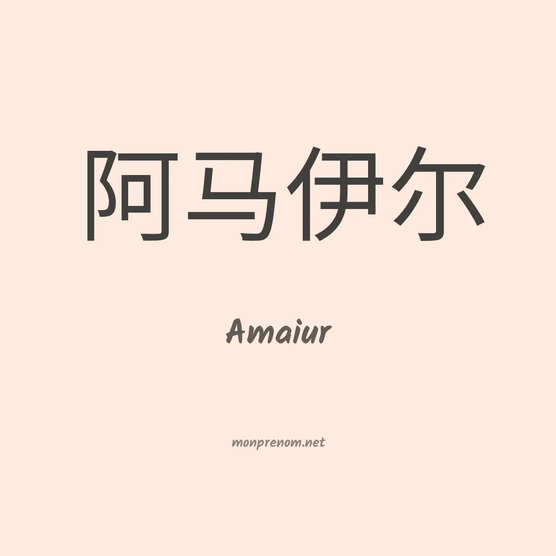 Amaiur en chinois