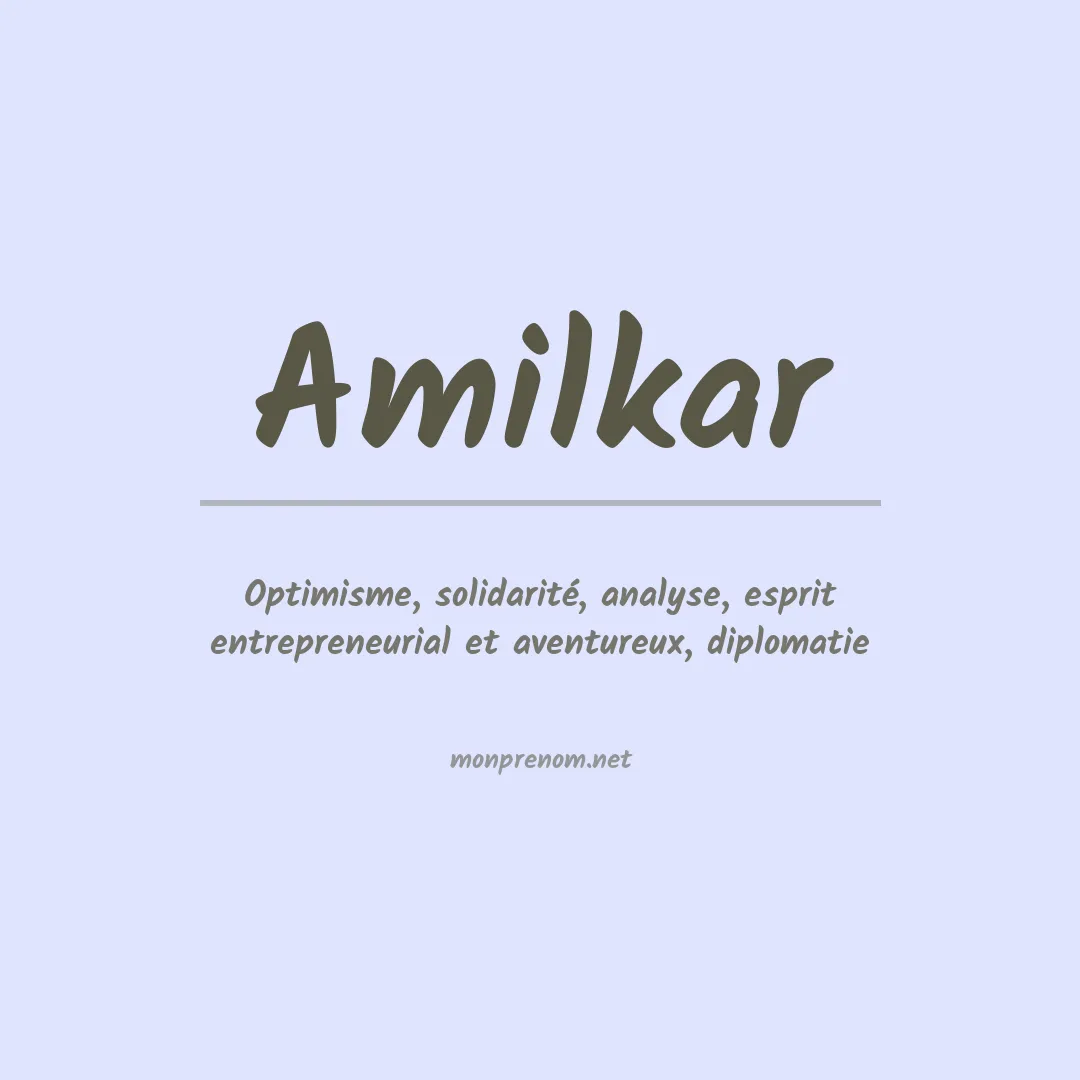 Prénom Amilkar