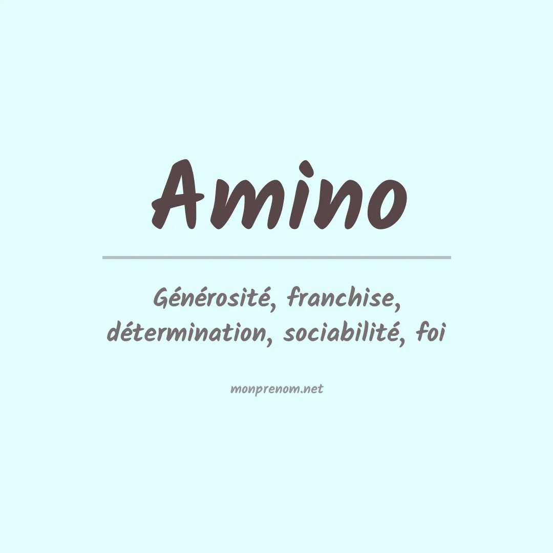 Prénom Amino