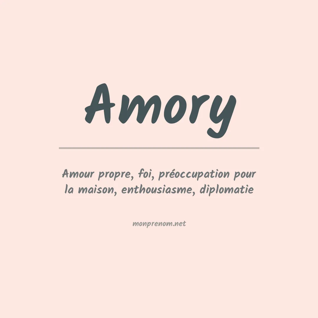 Prénom Amory