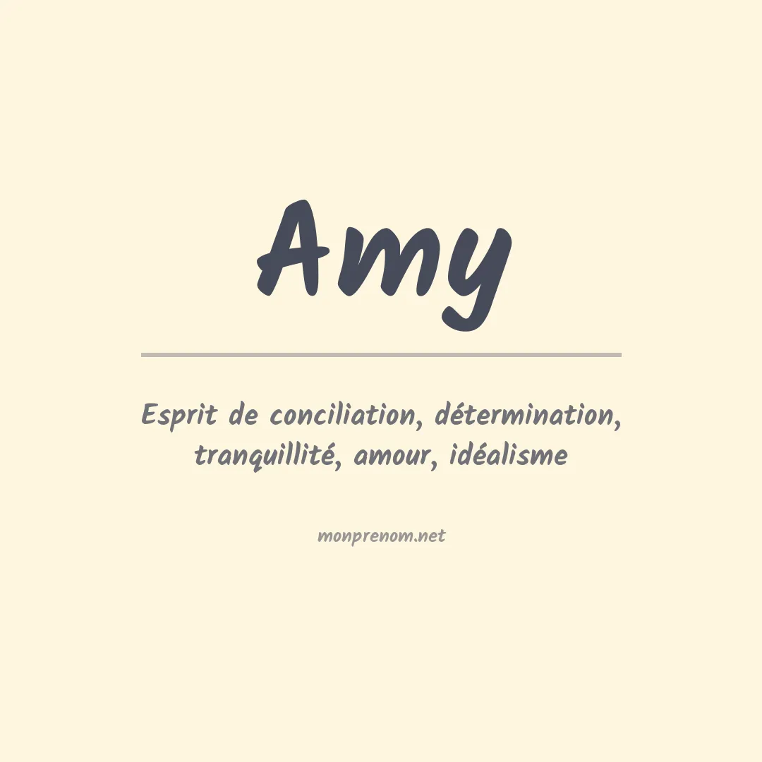 Prénom Amy