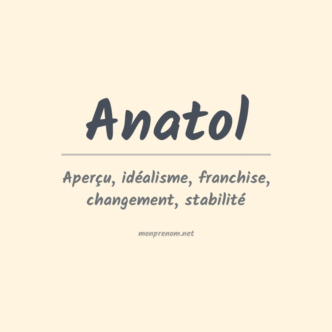 Prénom Anatol