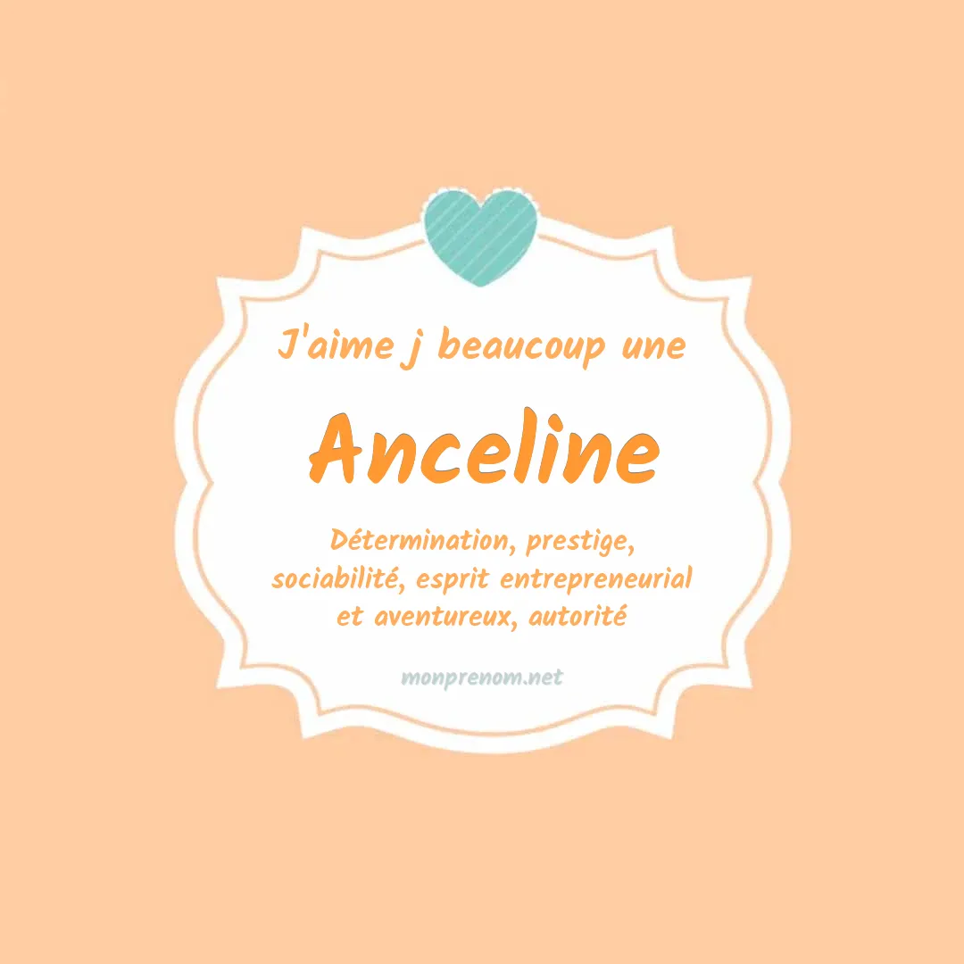 J'aime beaucoup Anceline